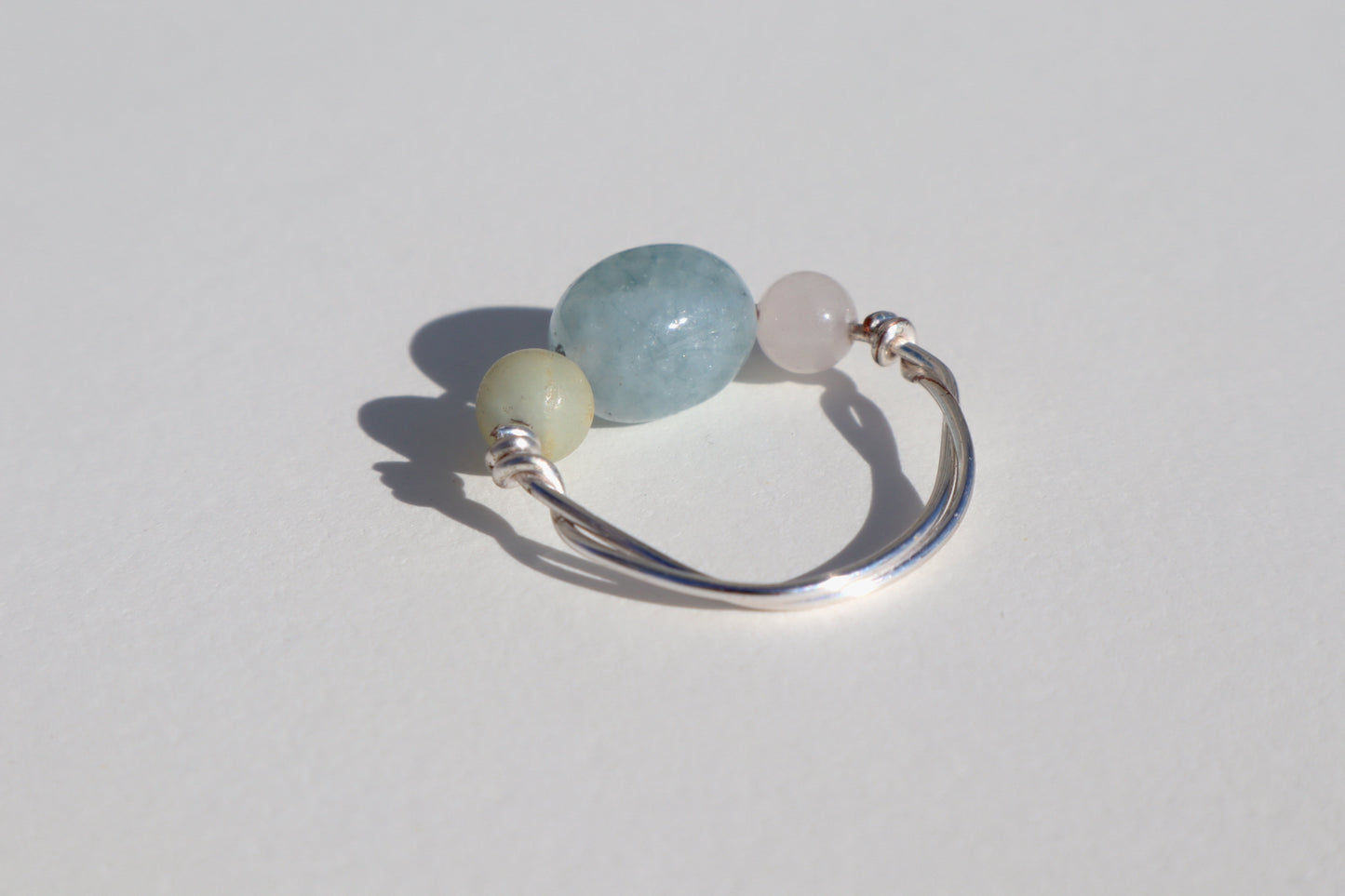 051 Icy Pebbles Ring