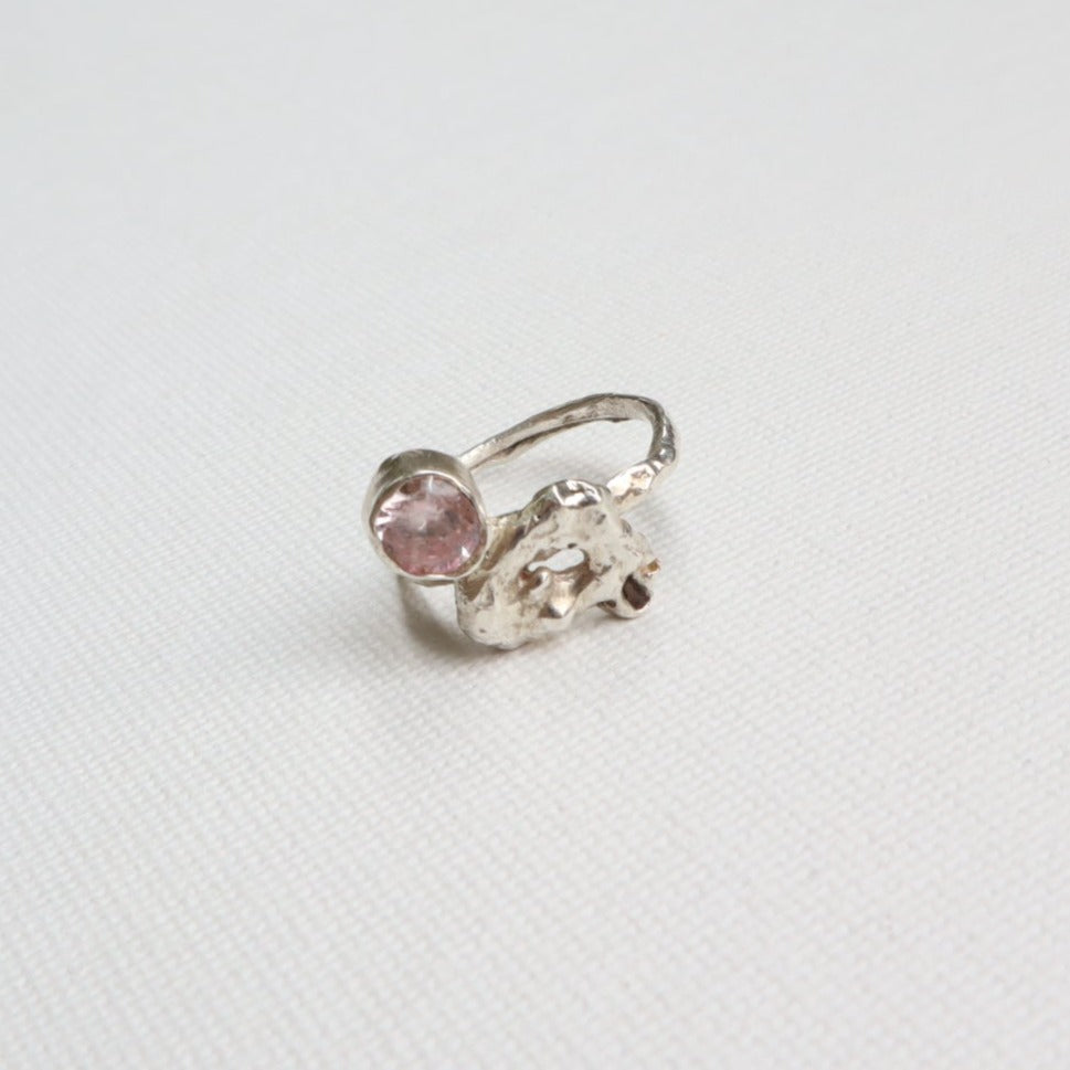 032 Pink Bubble Ring