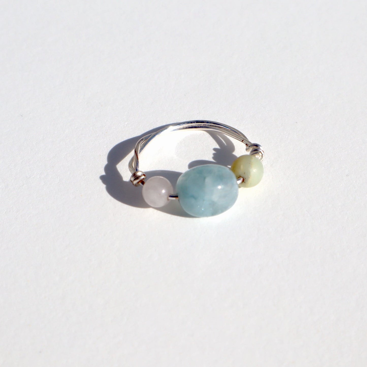 051 Icy Pebbles Ring